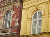 old and new buildngs