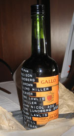 Gallo Wine bottle